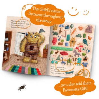 'The Birthday Boo!' Personalised Storybook – A Birthday Gift From Dad, 5 of 12