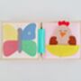 'Leo The Lion' Baby Sensory Fabric Sewn Quiet Book, thumbnail 4 of 12