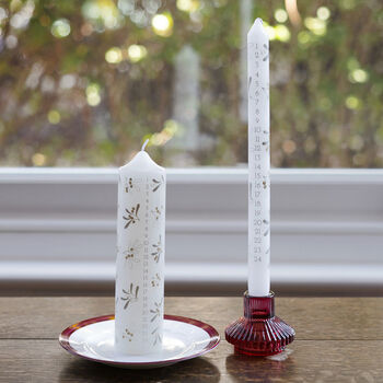 Christmas Mistletoe Advent Candle, 4 of 4