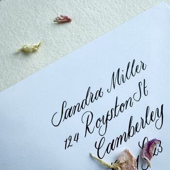 Handwritten Calligraphy Addressed Envelopes, 2 of 3