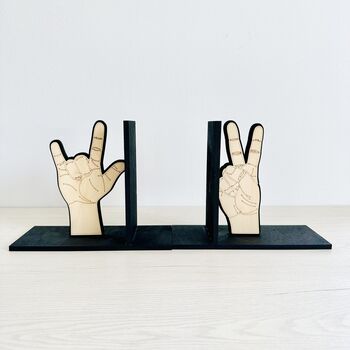 Love And Peace Designers Bookends, 5 of 5