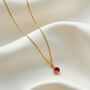 Ruby Wedding Anniversary Pendant Necklace, thumbnail 3 of 6