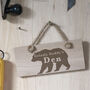Oak Grizzly Daddy's Den Sign, thumbnail 1 of 3