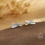 Sterling Silver Kayak Boat Stud Earrings, thumbnail 1 of 11