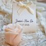 Personalised Wedding Favours Roses Candles, thumbnail 1 of 3