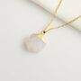 Moonstone Gemstone Necklace, thumbnail 2 of 4