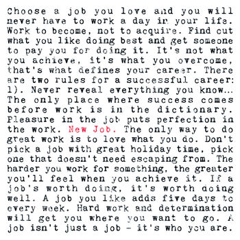 New Job Quotes Mug, 2 of 5