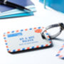 Personalised Airmail Vintage Style Luggage Tag, thumbnail 3 of 5