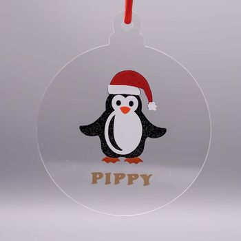 Personalised Christmas Tree Disc Bauble, Various Styles, 6 of 10