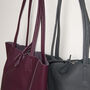 Leather Tote Shopper Winter Colours, thumbnail 2 of 12
