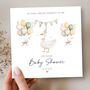 Silly Goose Baby Shower Card, Neutral Card For Parents To Be, Mummy To Be, thumbnail 1 of 2
