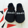 Personalised Unisex 'I'm New' Baby Shoes, thumbnail 2 of 7