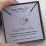 Sterling Silver Birthstone Pendant Necklace | Mother's Day, thumbnail 1 of 12
