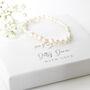 First Holy Communion Pearl Bracelet With Poem, thumbnail 3 of 8
