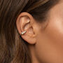 18k Gold Or Silver Ear Cuff Set, Women's Piercing Gift, Adjustable, thumbnail 3 of 5