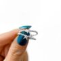 Sterling Silver Star Stacking Ring, thumbnail 4 of 8