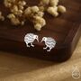 Sterling Silver Nature Inspired Kiwi Bird Stud Earrings, thumbnail 1 of 12