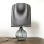 Black And White Striped Lampshade, thumbnail 1 of 8