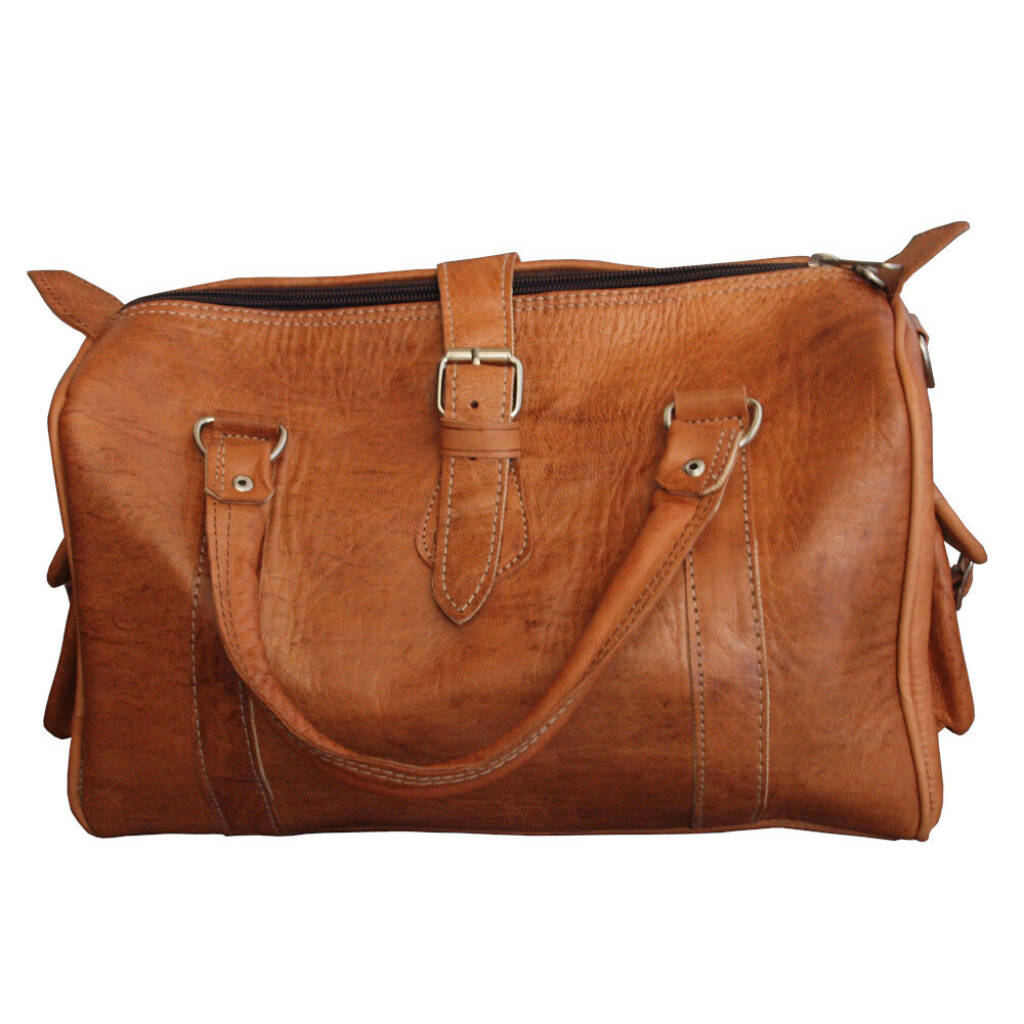 Mini Leather Bowling Bag By all things Brighton beautiful
