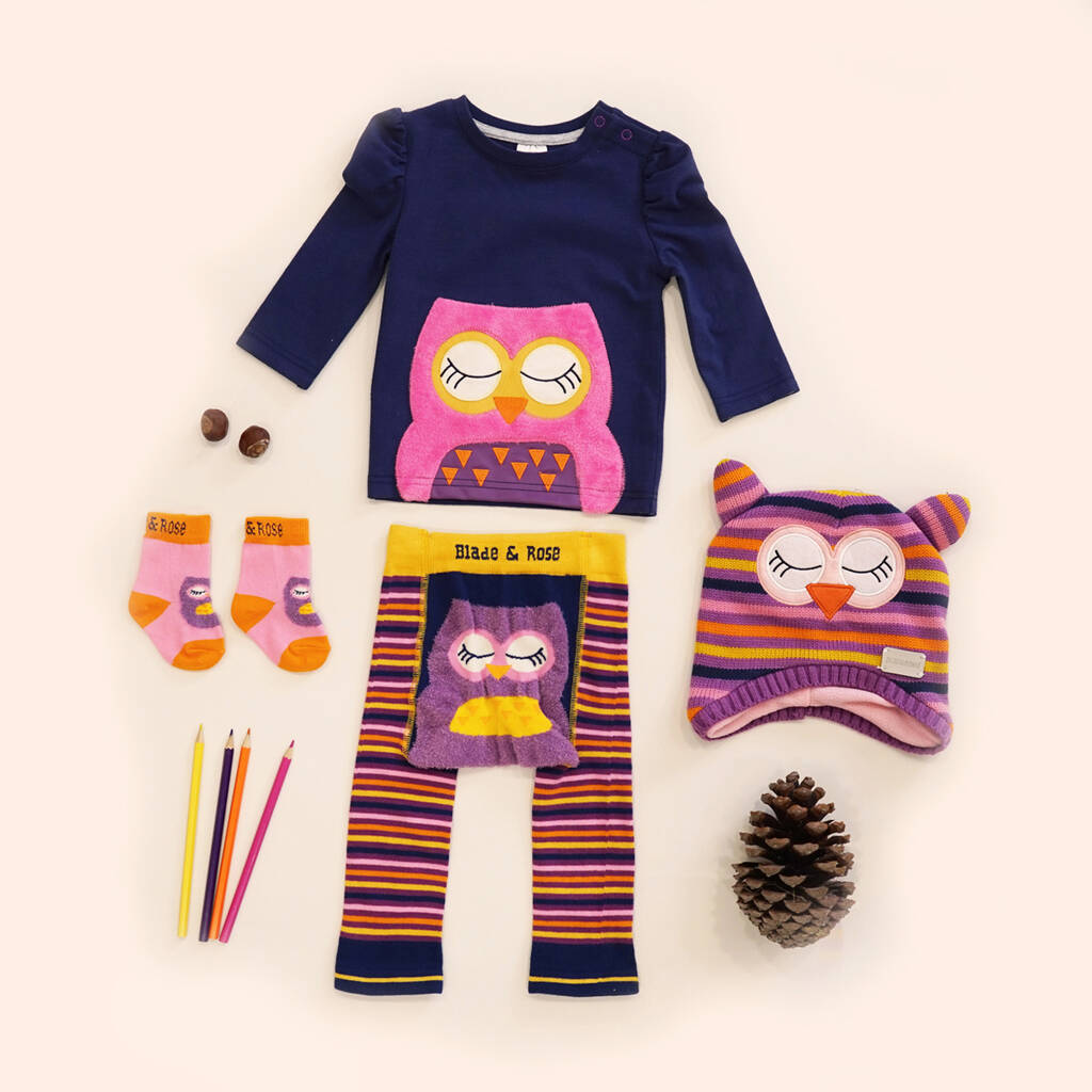 Betty Owl Leggings By Blade And Rose 