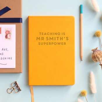 Teaching Is My Superpower Personalised Notebook, 11 of 11