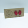 Anatomical Red Heart Stud, thumbnail 3 of 5