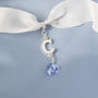 Something Blue Pearl Initial Bouquet Charm, thumbnail 5 of 9