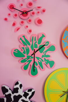 Psychedelic Blob Shaped Decorative Clock, 6 of 10