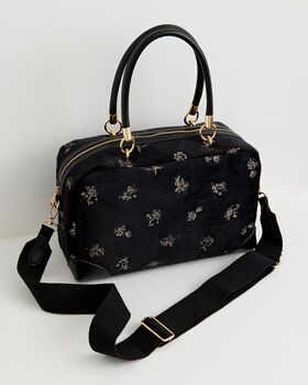 Fable Hepsie Embroidered Bowling Bag, 3 of 6