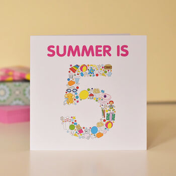 Personalised Child's Age Birthday Card, 5 of 10