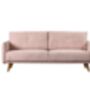 Blush Pink Sofa, thumbnail 2 of 3