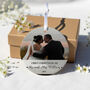 Personalised “First Christmas Married” Ceramic Bauble, thumbnail 7 of 8