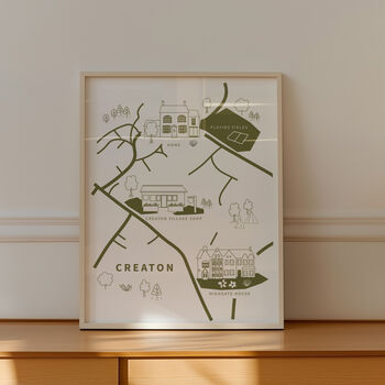 Personalised Our Favourite Places/Map Poster, 9 of 12