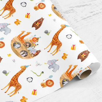 Noah's Ark Wrapping Paper Roll Or Folded, 3 of 3