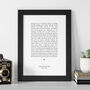 Personalised Father’s Day Poem Print From Daughter Or Son, thumbnail 1 of 6