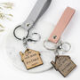 Personalised His And Hers New Home Keyring Gift Set, thumbnail 2 of 10