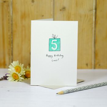 Personalised ‘Birthday Present’ Handmade Card, 11 of 12