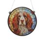 Cocker Spaniel Stained Glass Effect Suncatcher, thumbnail 2 of 6