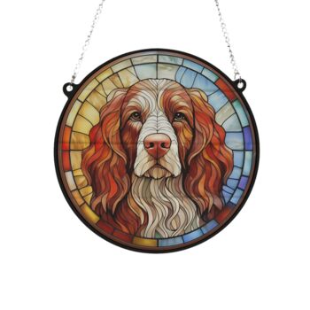 Cocker Spaniel Stained Glass Effect Suncatcher, 2 of 6