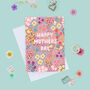 Floral Mother's Day Card, Simple Mother's Day Card, thumbnail 2 of 5