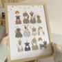 Woofly Jubbly Children's Print, thumbnail 1 of 3