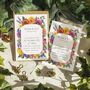 Colourful Flowers A6 Wedding Invitation Suite, thumbnail 2 of 6