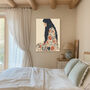Female Flower Dress Art Print, thumbnail 2 of 3