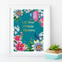 Let Your Dreams Blossom A3 Print, thumbnail 1 of 4