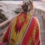 Aztec Patterned Throw Blanket Cozy Boho Blanket, thumbnail 4 of 12