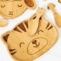 Personalised Tiger Bamboo Plate And Cutlery Set, thumbnail 2 of 4