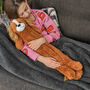 Extra Long Plush Hot Water Bottle 72cm Spaniel, thumbnail 1 of 3