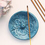 Moroccan Style Teal Incense Dish, thumbnail 1 of 5