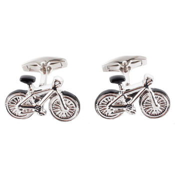 Bicycle Engravable Personalised Cufflinks And Gift Box, 6 of 6