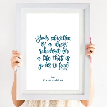 Personalised Exam Results Print Your Education, 6 of 6